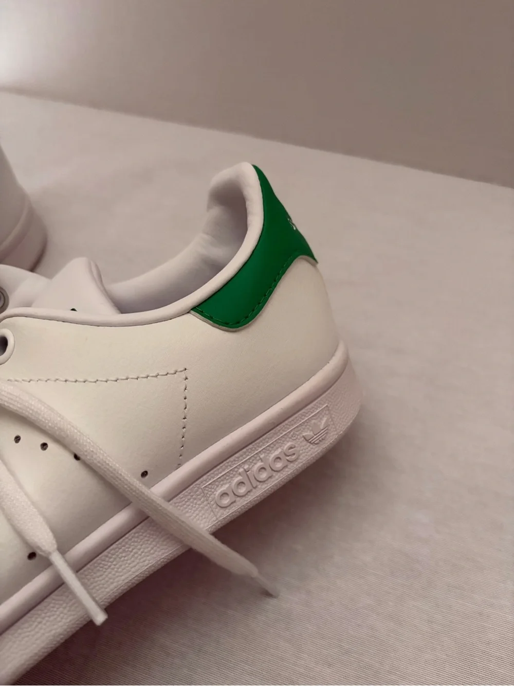 Adidas Originals Stan Smith White Green Sneakers Men’s 5.5 Leather Shoes